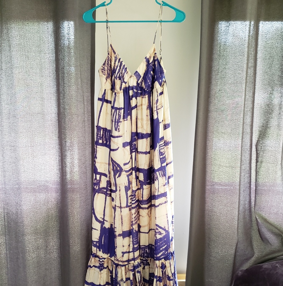 Isabella Sinclair maxi dress anthropology